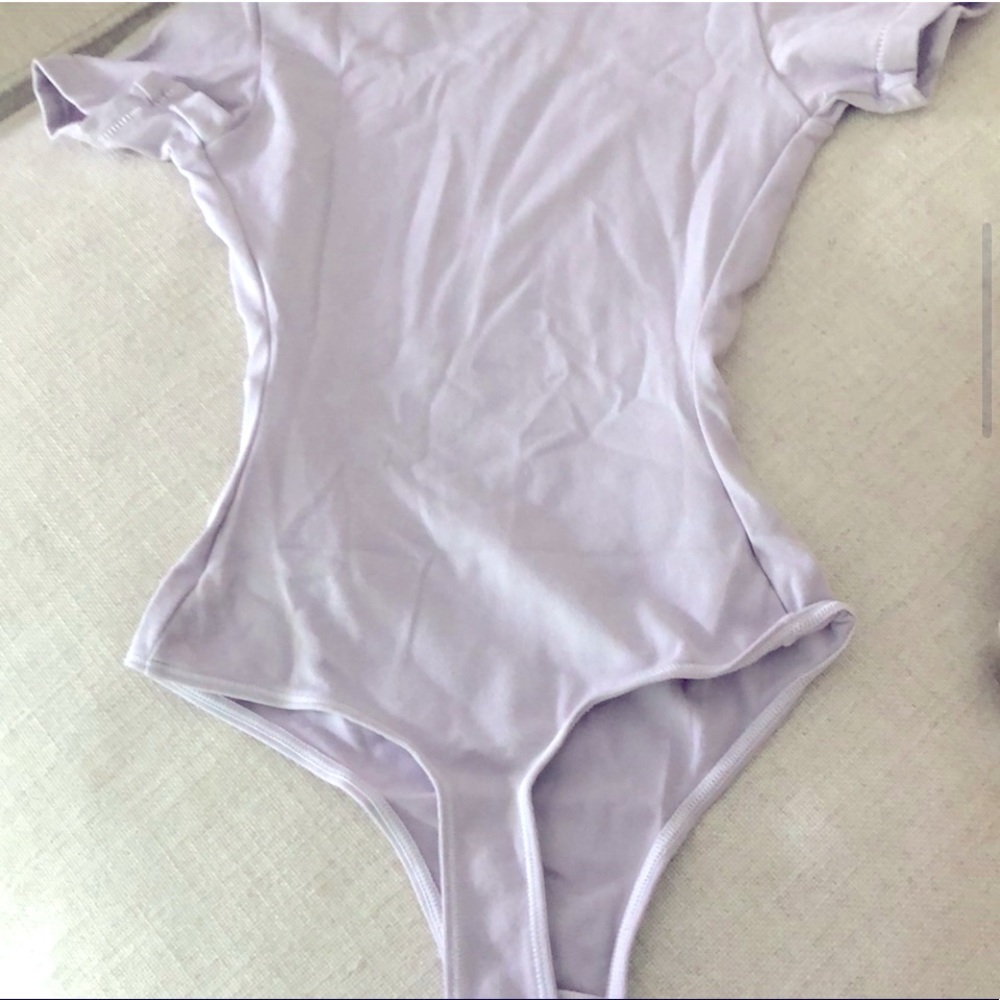 2 Skims body suits - lavender and green